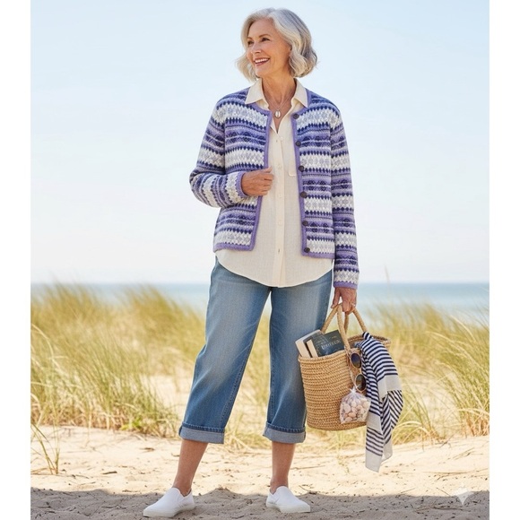 Tally Ho Sweaters - TALLY HO Vintage‎ Wool Cardigan